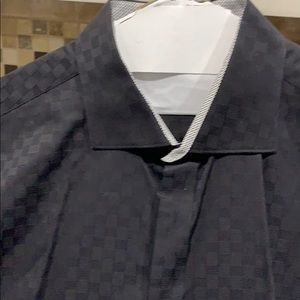 Bugatchi Black Dress Shirt XXXL
